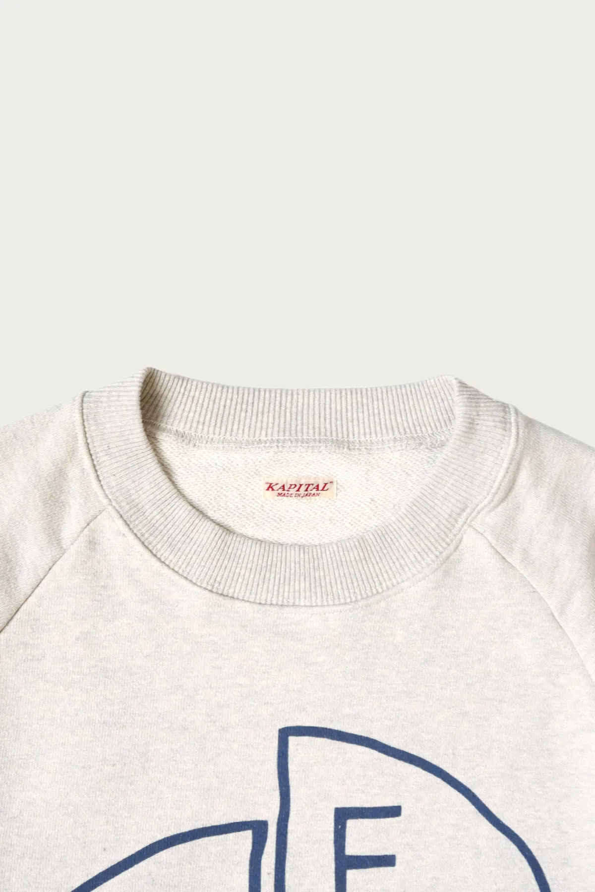 TOP SWT Knit Raglan Crew SWT (TH.D.D.PEACE) - Natural sold by Canoe Club product image thumbnail 3
