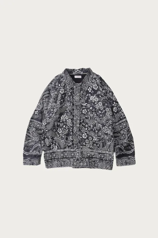 Gyan Bandana Trucker Jacket - Black made by Niceness