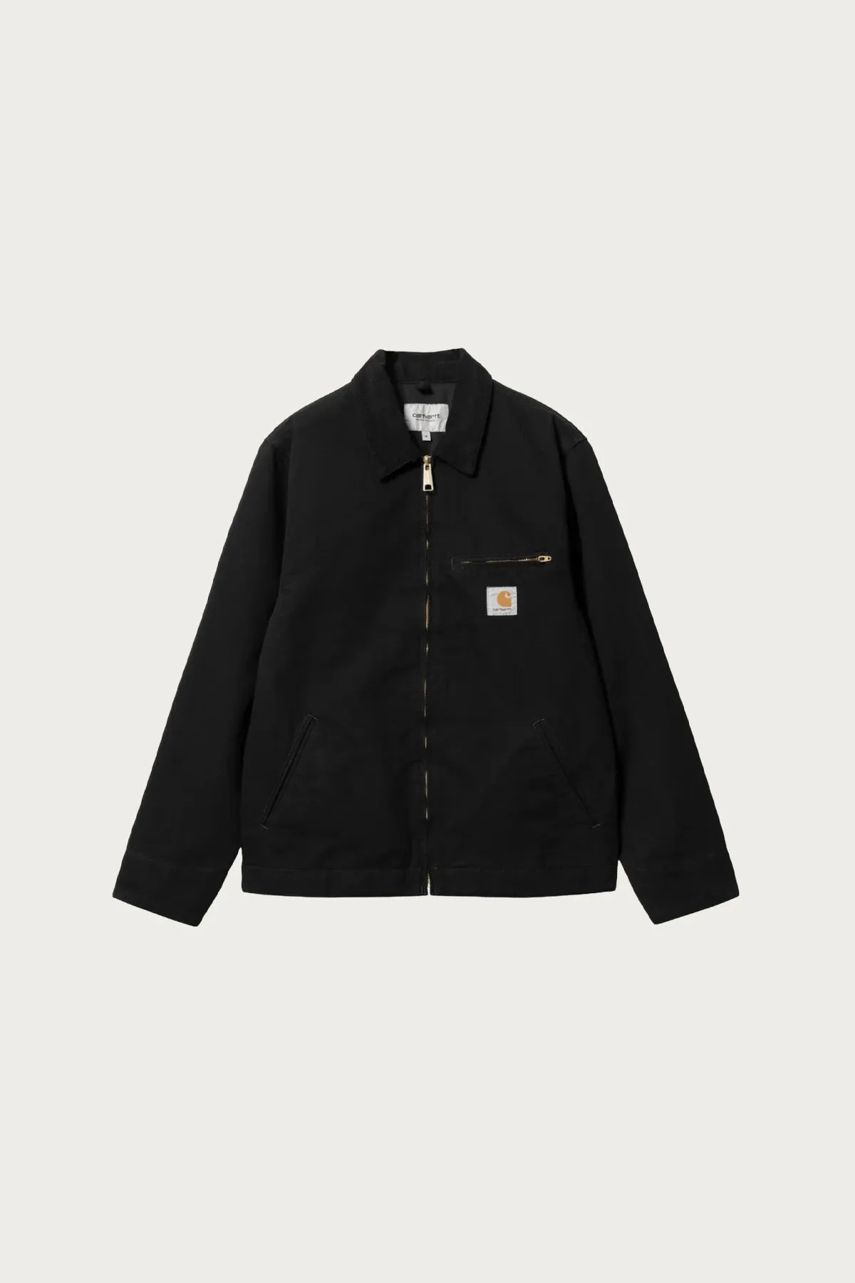 Detroit Jacket - Black/Black Rinsed sold by Canoe Club
