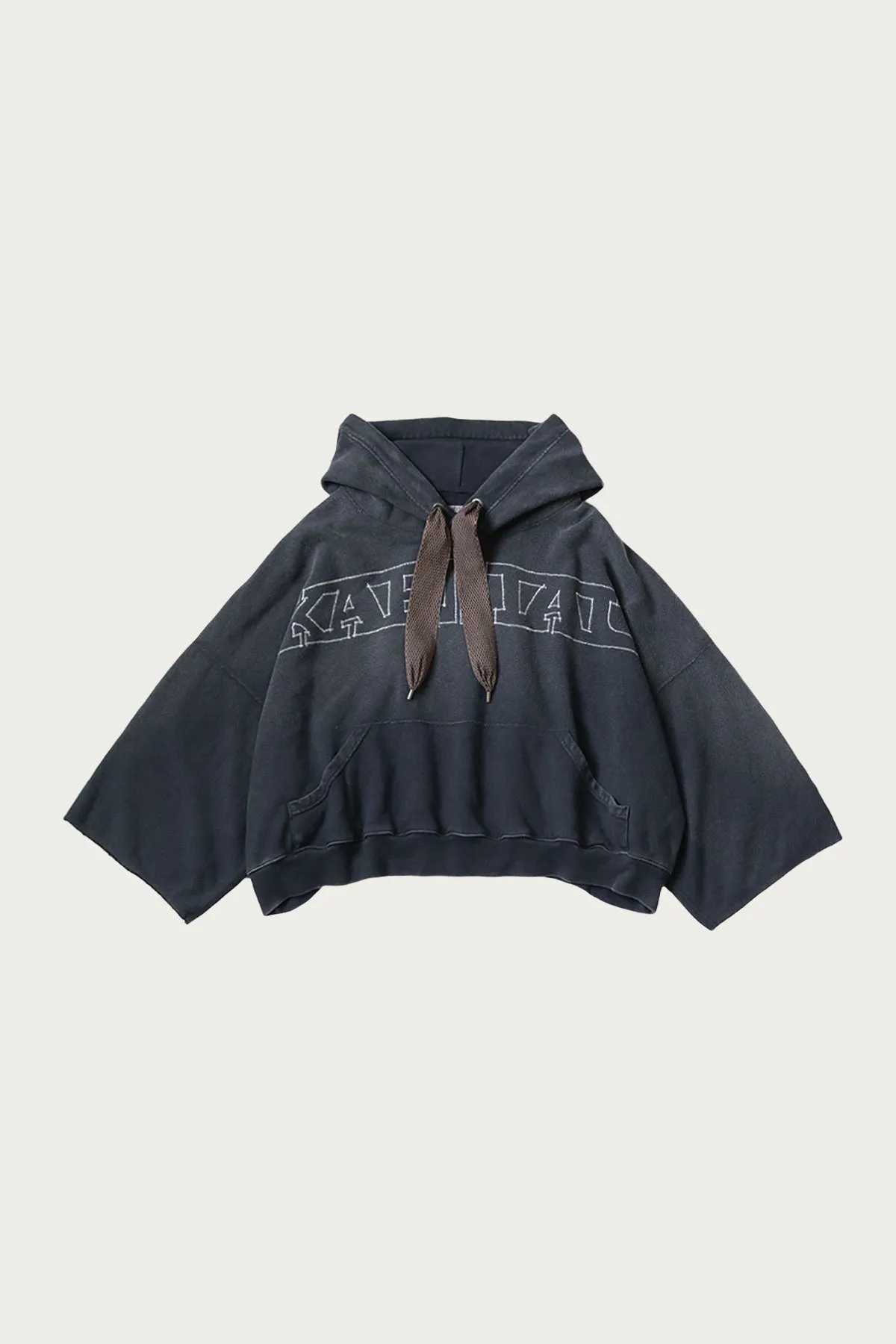 SWT Knit DEVIL Hoodie (KAPITAL Embroidery) - Black sold by Canoe Club