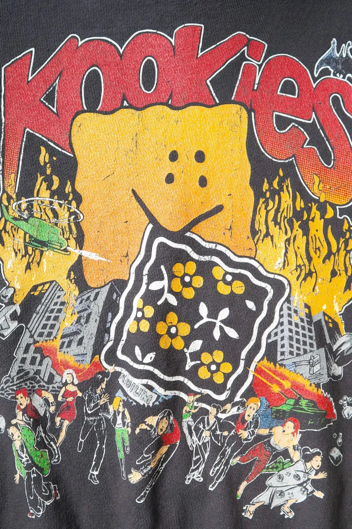 SWT Knit Hoodie (BUSTER PECKISH RAINBOWY) - Ink Black sold by Canoe Club product image thumbnail 3