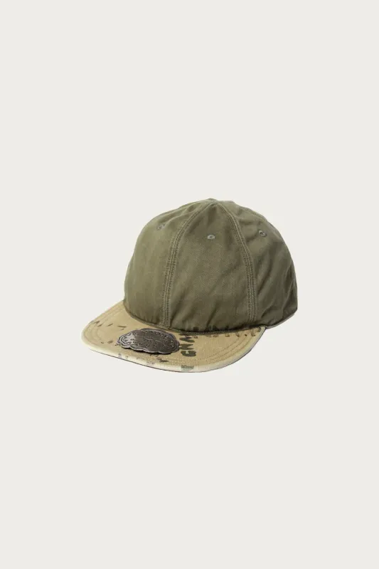 Chino Brim Field Cap - Khaki sold by Canoe Club