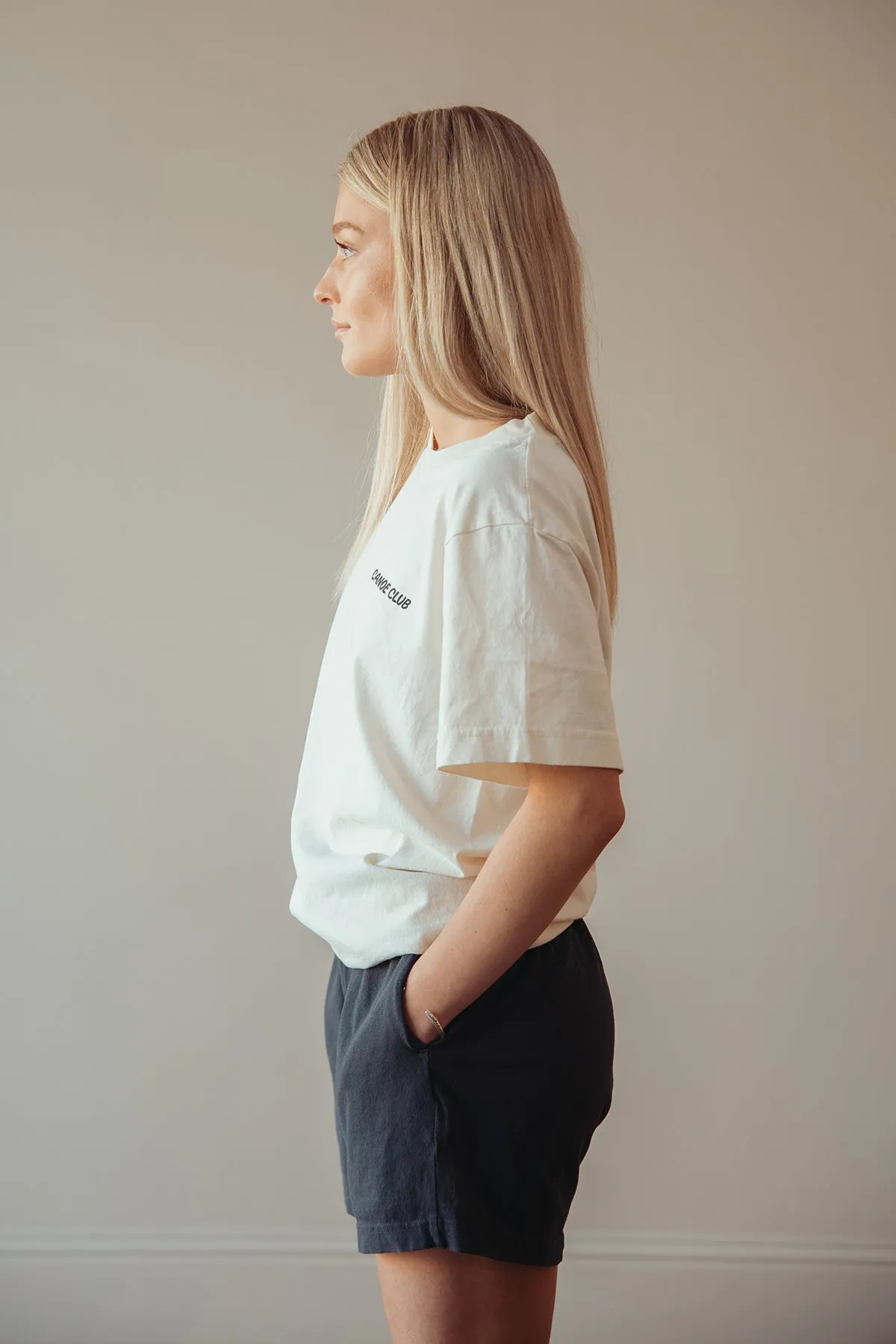 Logo Tee - Parchment sold by Canoe Club product image thumbnail 3