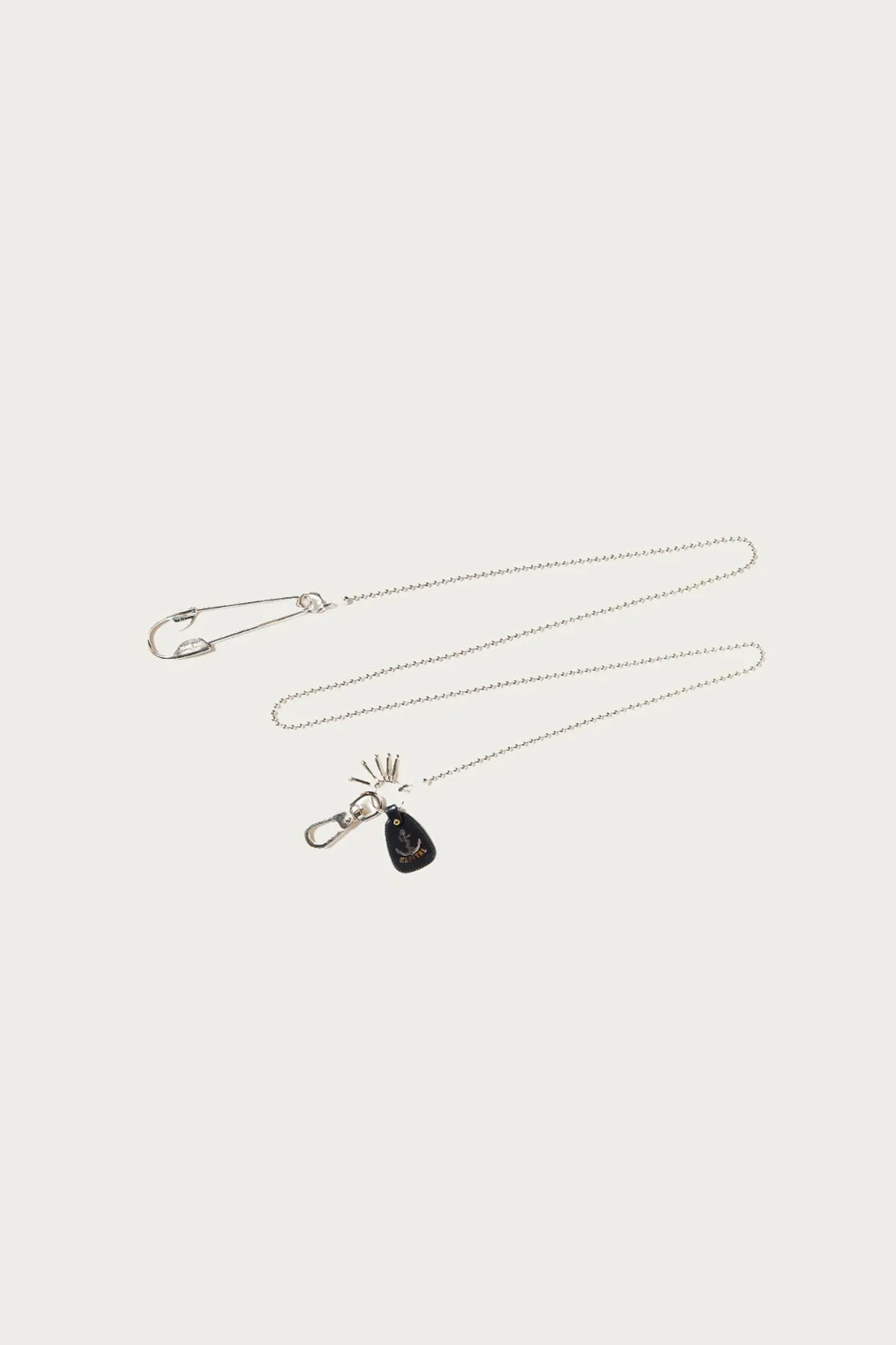 Brass Anchor Snood Chain - Silver sold by Canoe Club