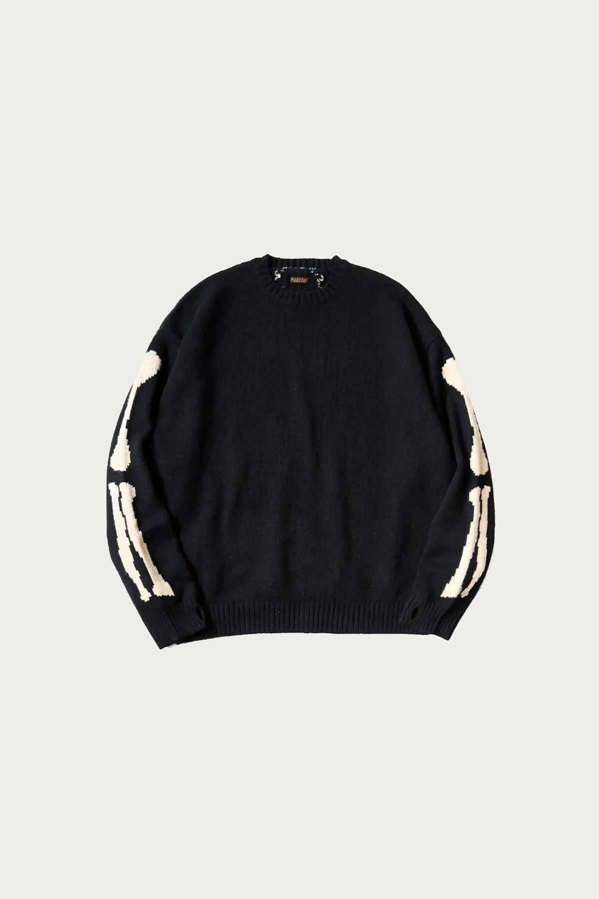 5G Wool BONE Crew Sweater - Black sold by Canoe Club product image thumbnail 2