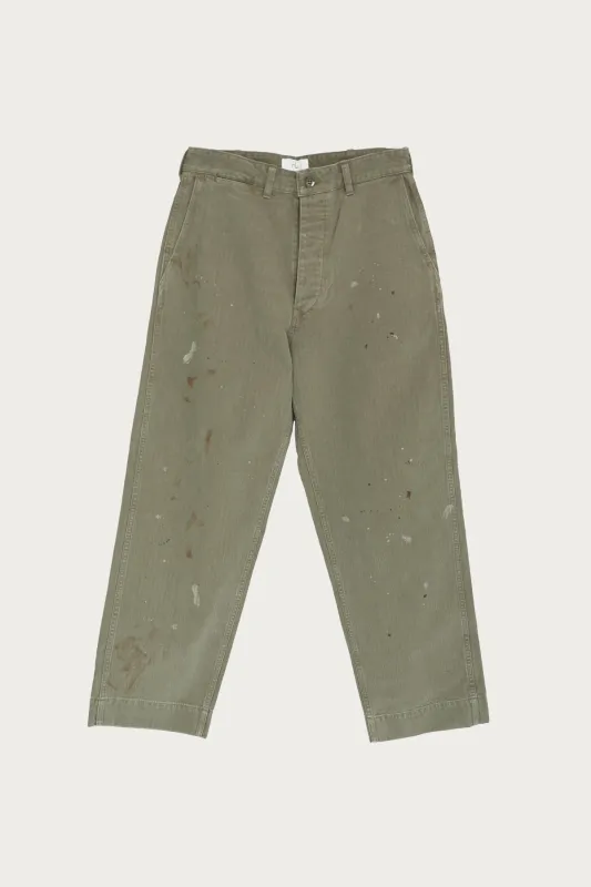 USMC HBT Pants - Olive Drab made by Herill