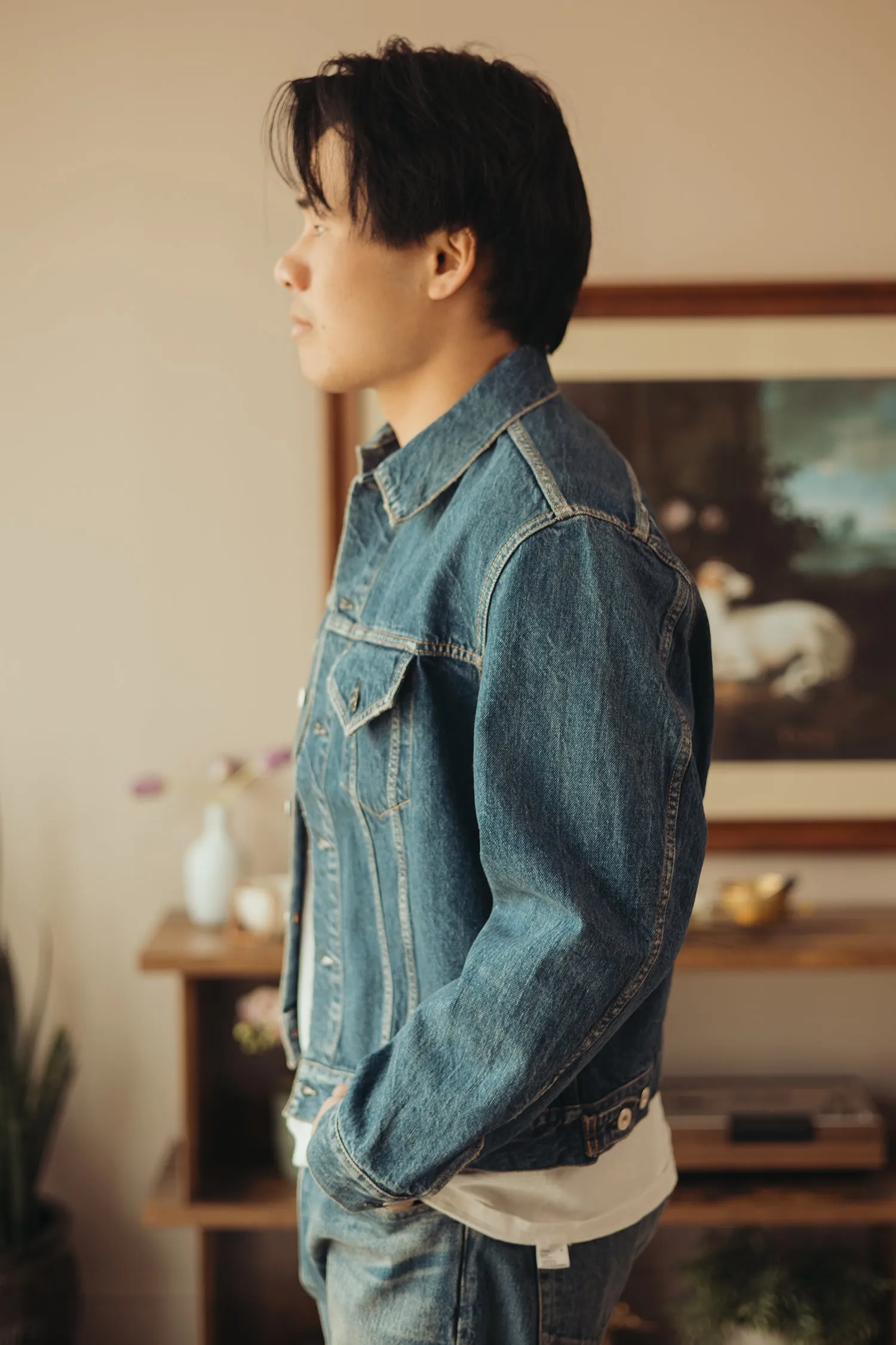HL Denim Jacket - Vintage Worn sold by Canoe Club product image thumbnail 3