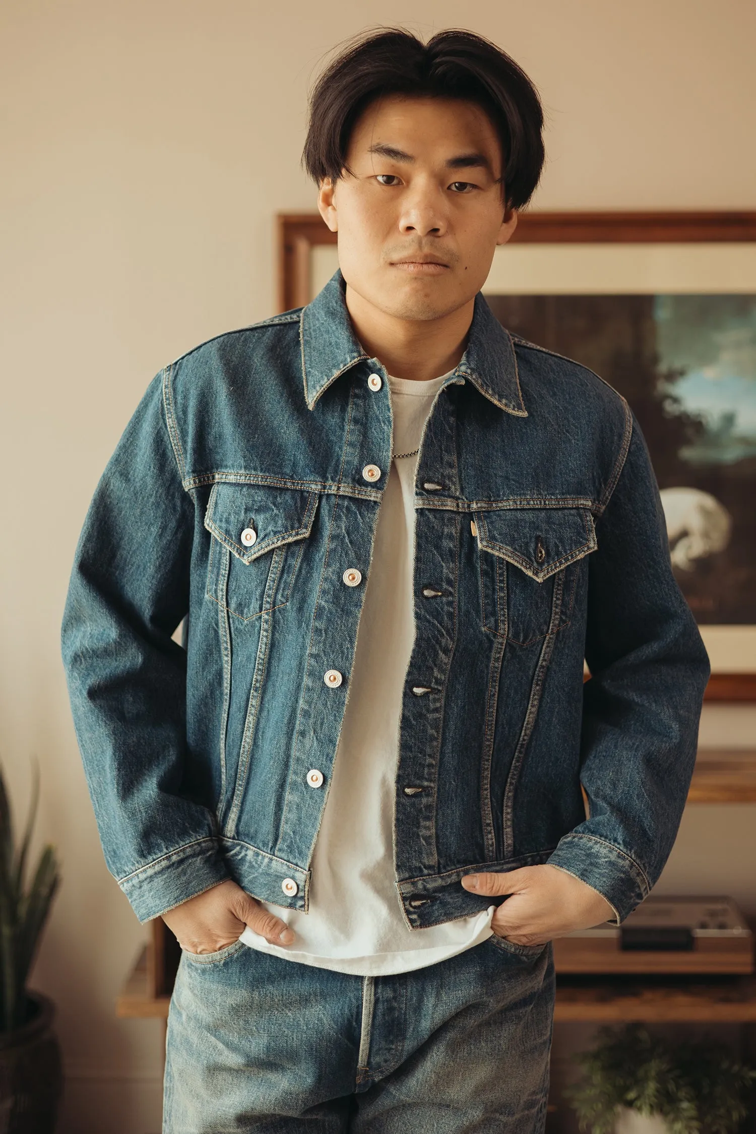 HL Denim Jacket - Vintage Worn sold by Canoe Club product image thumbnail 2