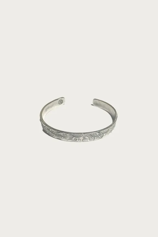Stamp Bangle - Paisley made by North Works
