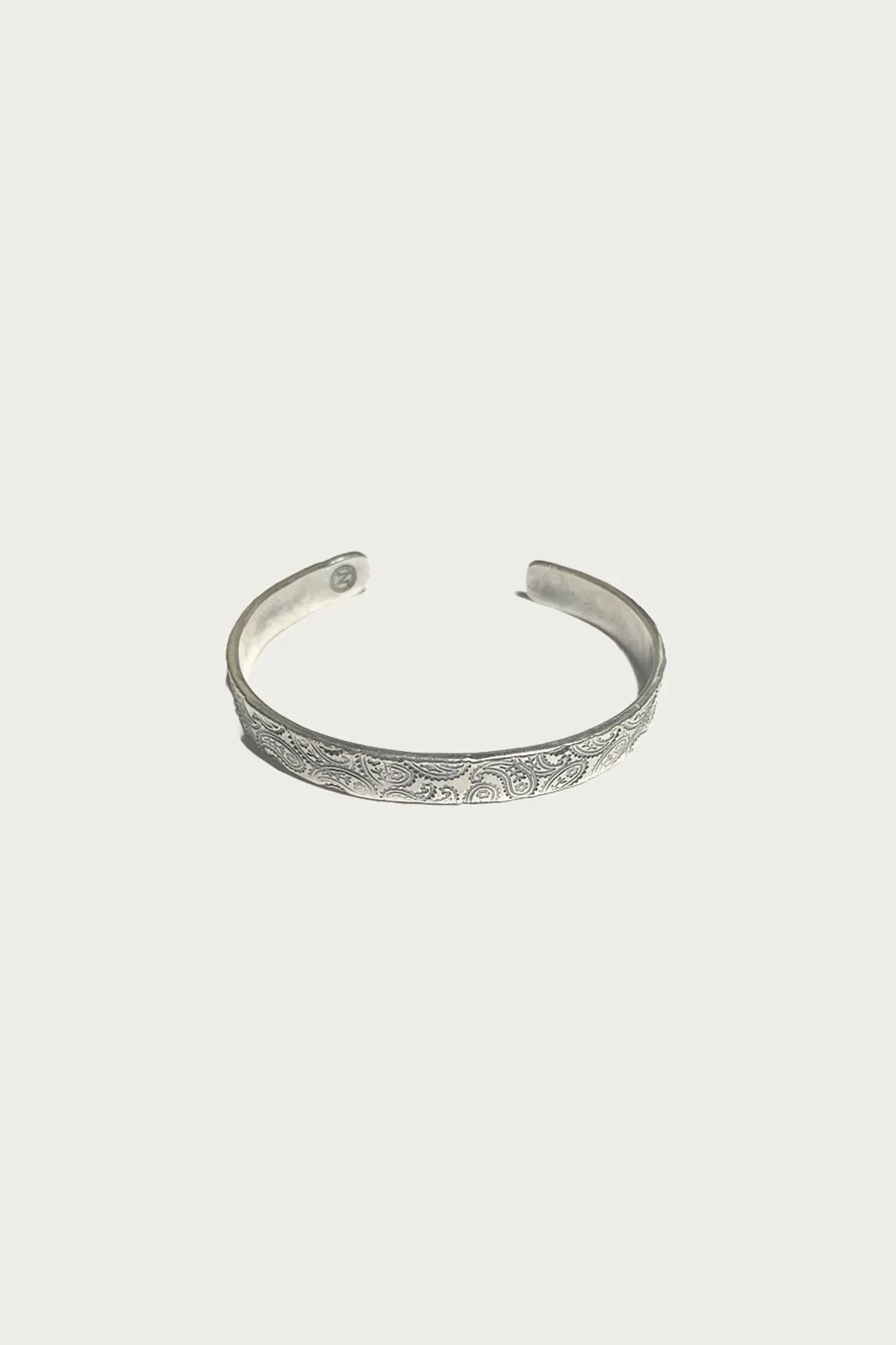 Stamp Bangle - Paisley sold by Canoe Club