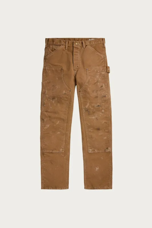 Engineer Fit Distressed Carpenter Pant - Khaki sold by Canoe Club