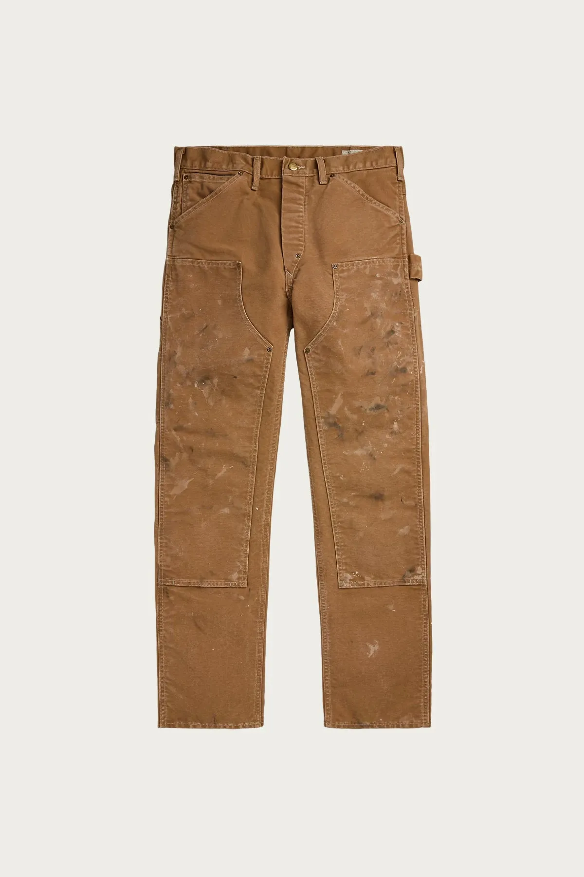 Engineer Fit Distressed Carpenter Pant - Khaki sold by Canoe Club