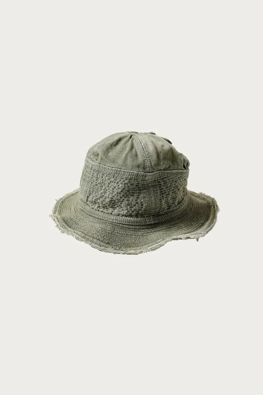 Chino THE OLD MAN AND THE SEA HAT (CRASH REMAKE) - Khaki sold by Canoe Club