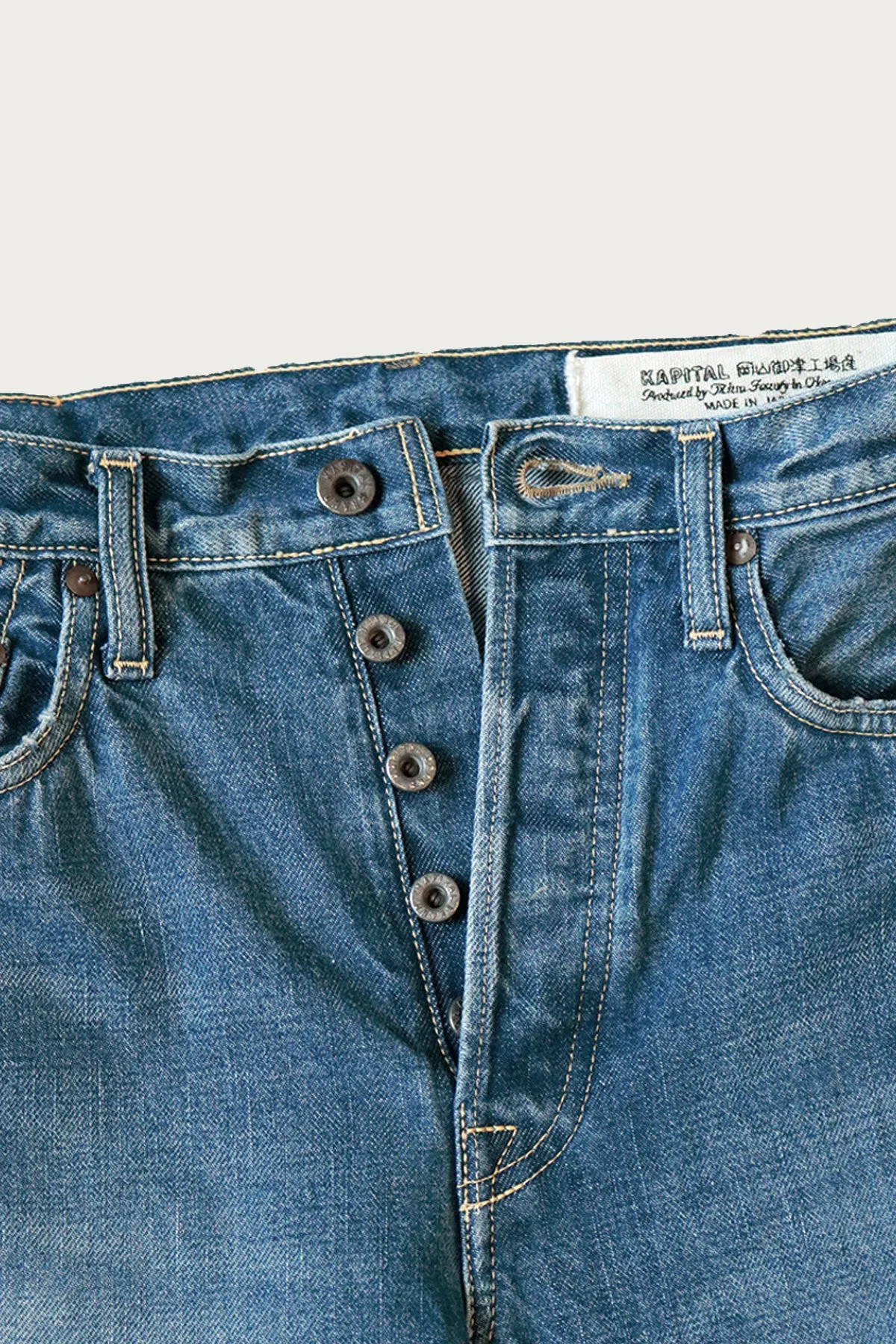 14oz Denim TH Straight - Midtone sold by Canoe Club product image thumbnail 3