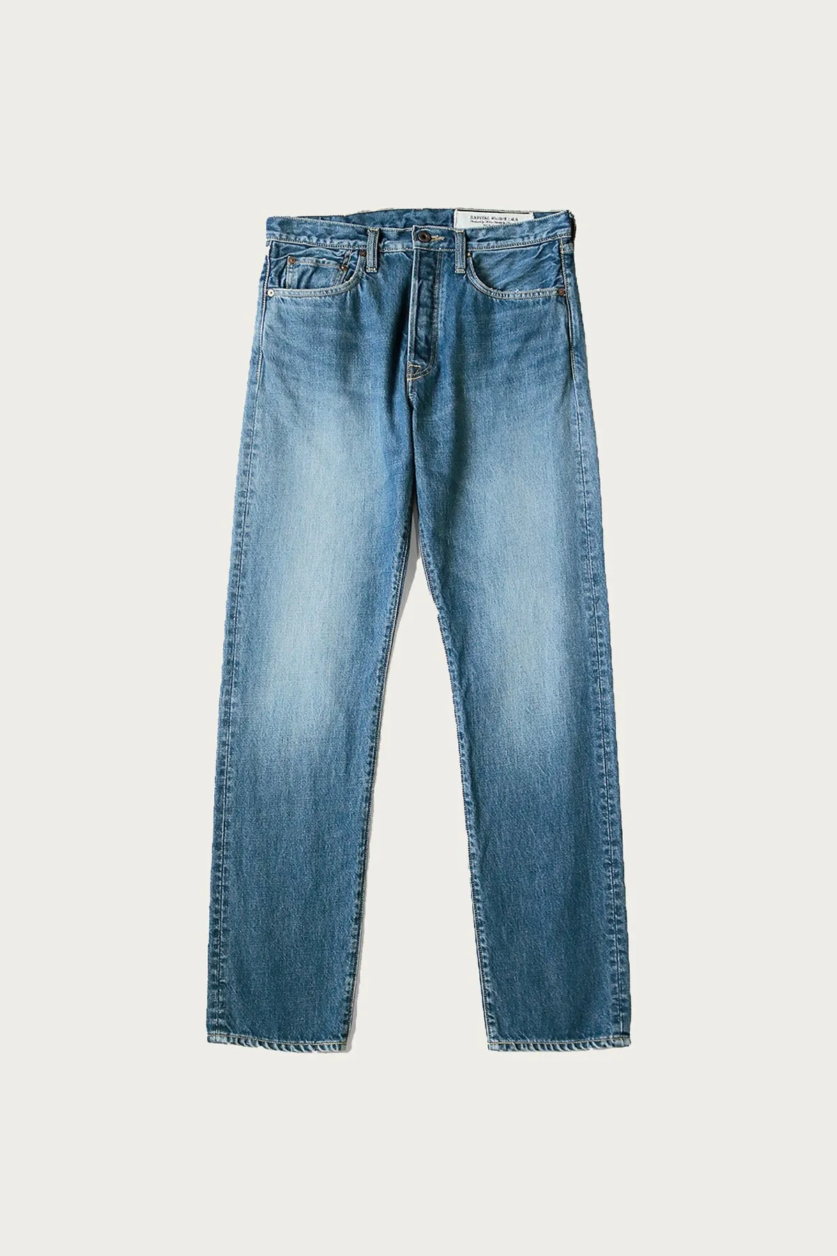 14oz Denim TH Straight - Midtone sold by Canoe Club