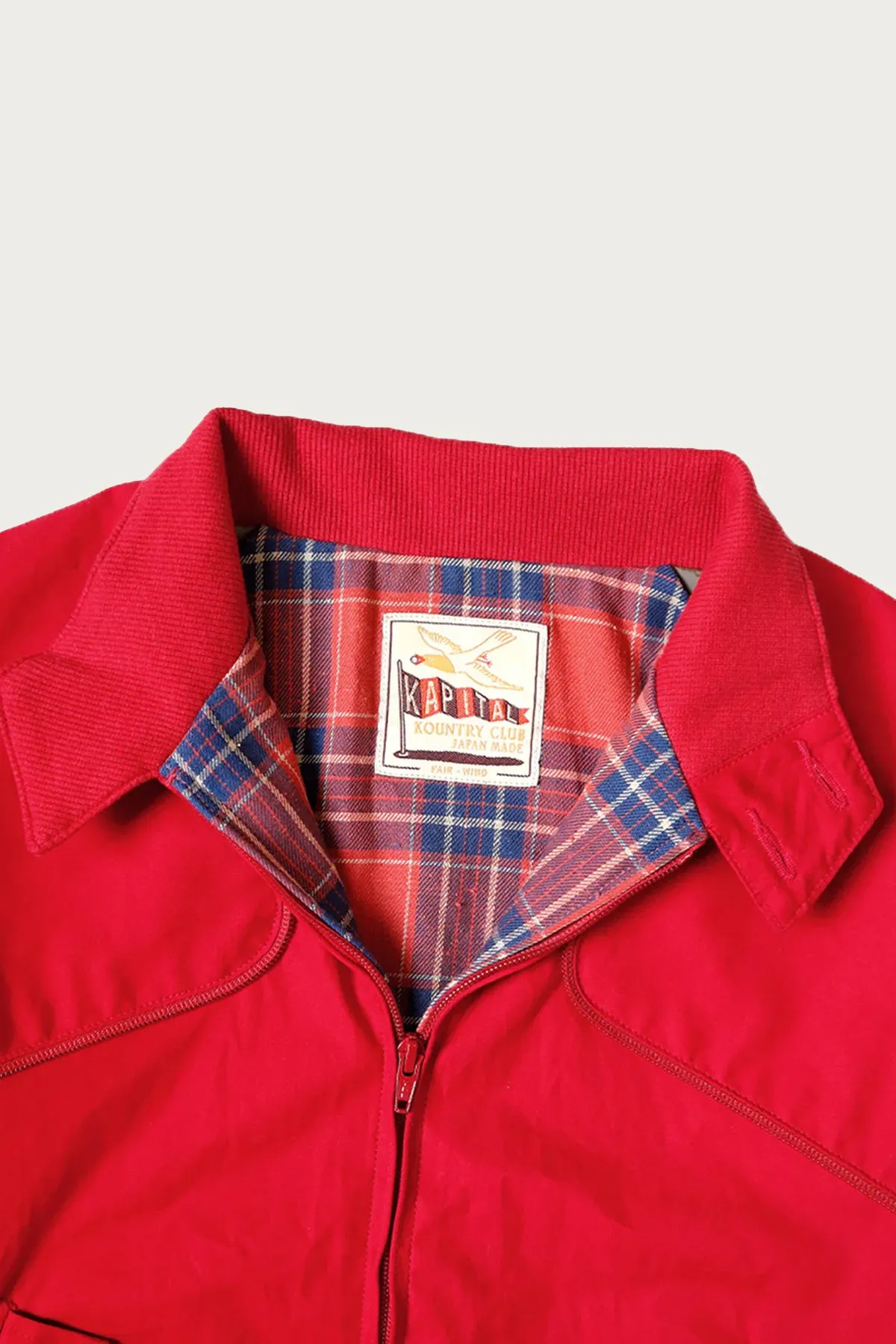 Dry Weather SHAM BOMBER Golf JKT - Red sold by Canoe Club product image thumbnail 2