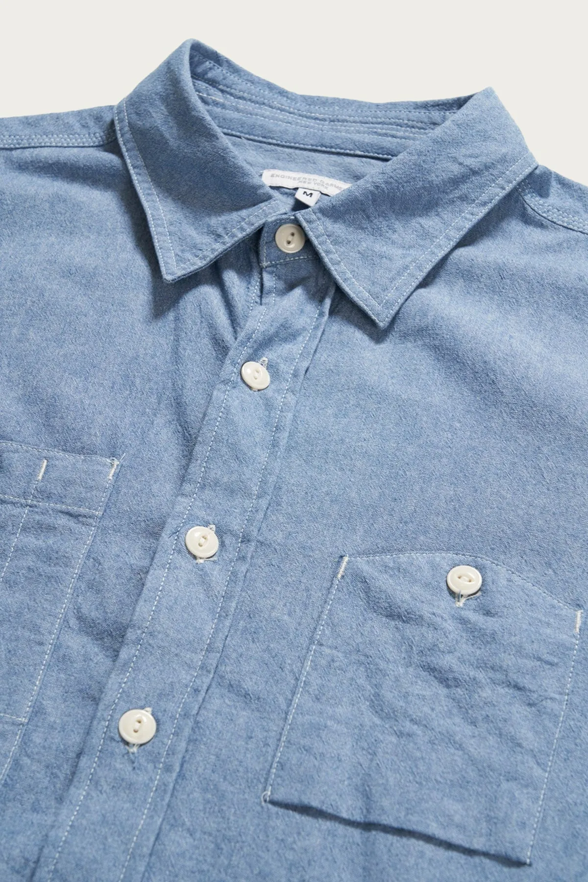 Work Shirt - Lt. Blue 4.5oz Cotton Chambray sold by Canoe Club product image thumbnail 3
