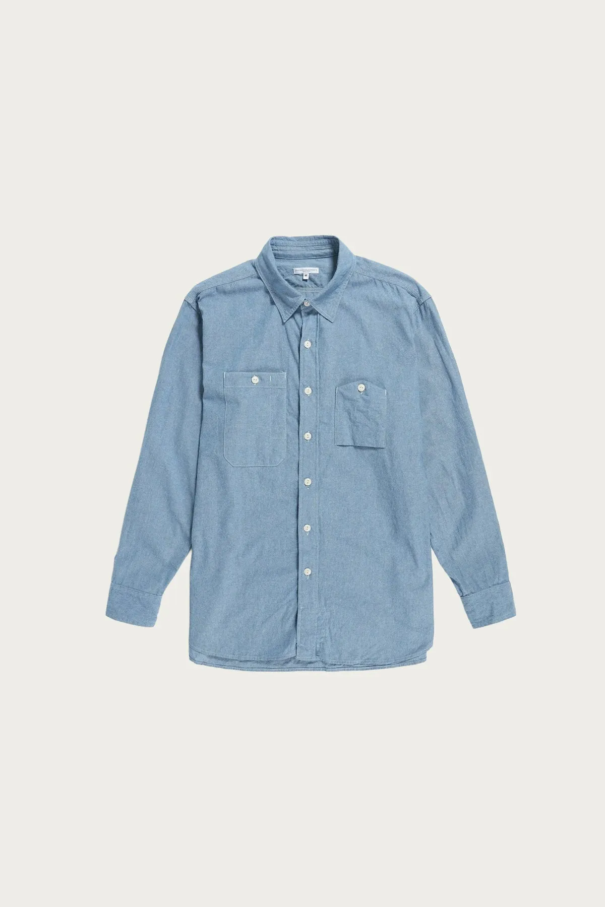 Work Shirt - Lt. Blue 4.5oz Cotton Chambray sold by Canoe Club