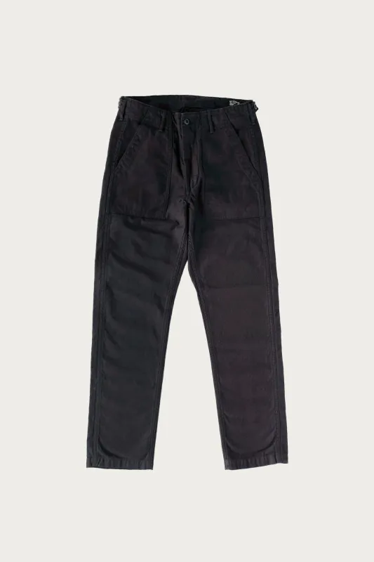 Slim Fit Fatigue Pants - Black sold by Canoe Club