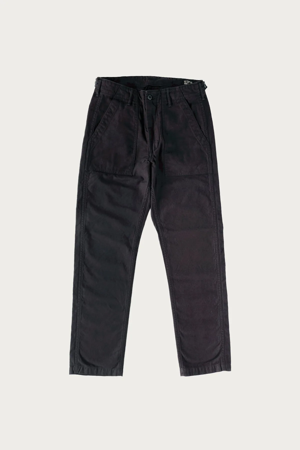 Slim Fit Fatigue Pants - Black sold by Canoe Club