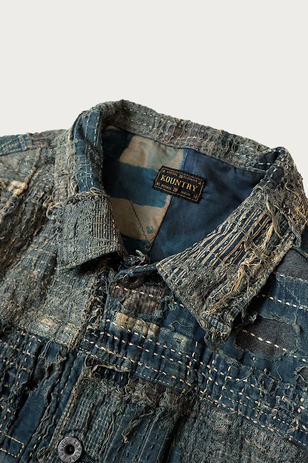 BORO SPRING 1st JKT - Indigo sold by Canoe Club product image thumbnail 4