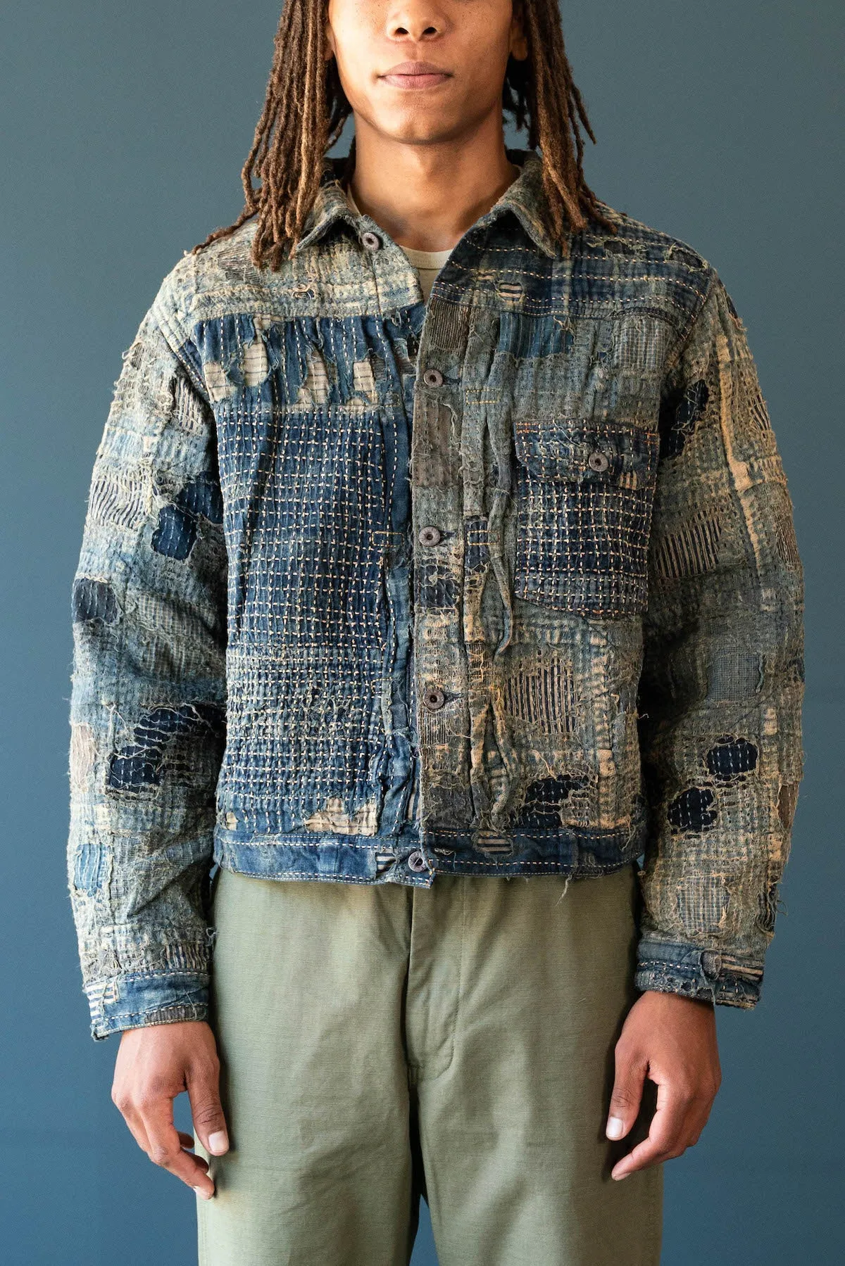 BORO SPRING 1st JKT - Indigo sold by Canoe Club product image thumbnail 2