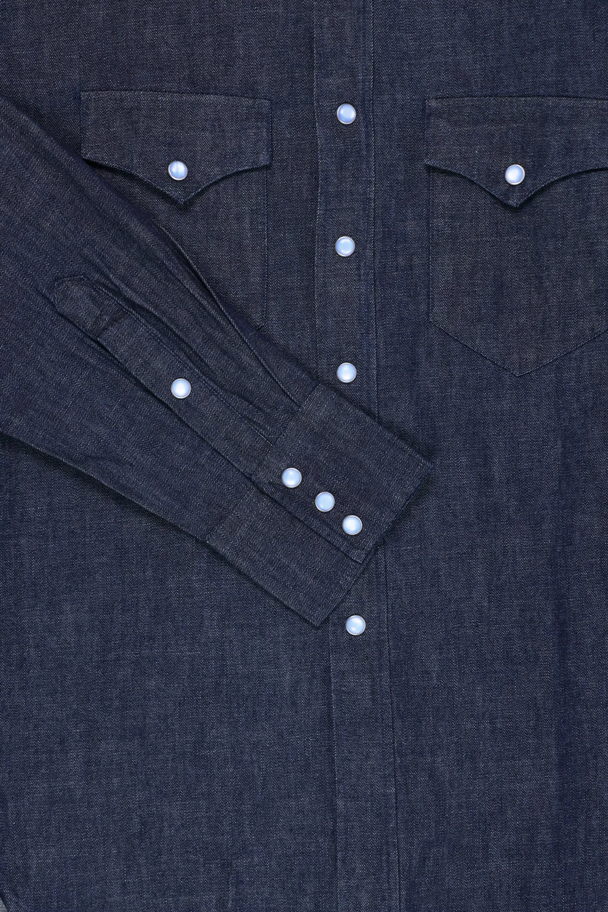 Denim Pearlsnap Shirt - Rinsed Indigo sold by Canoe Club product image thumbnail 3