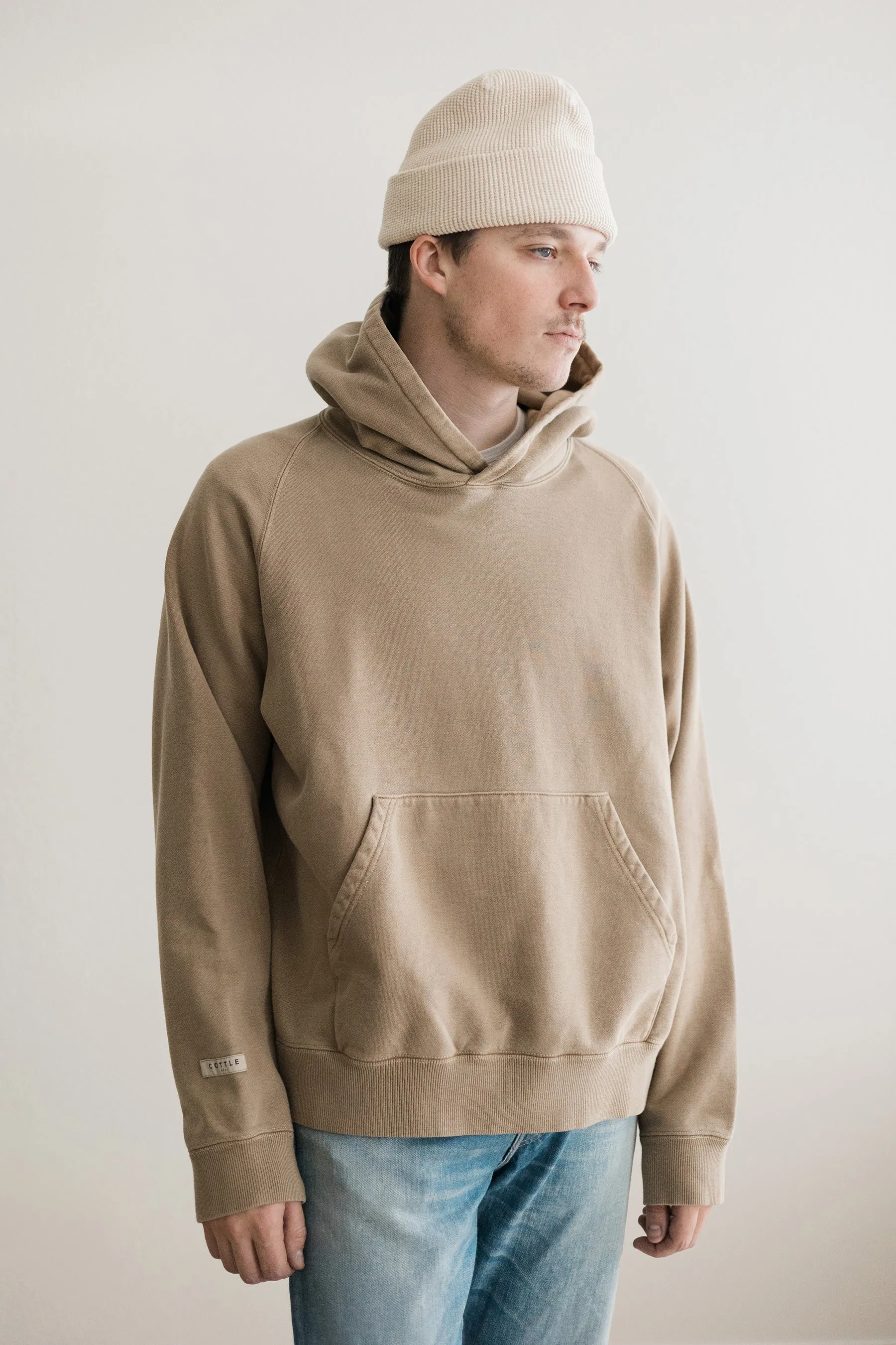 Life Botanical Dye Hoodie - Coffee sold by Canoe Club product image thumbnail 2
