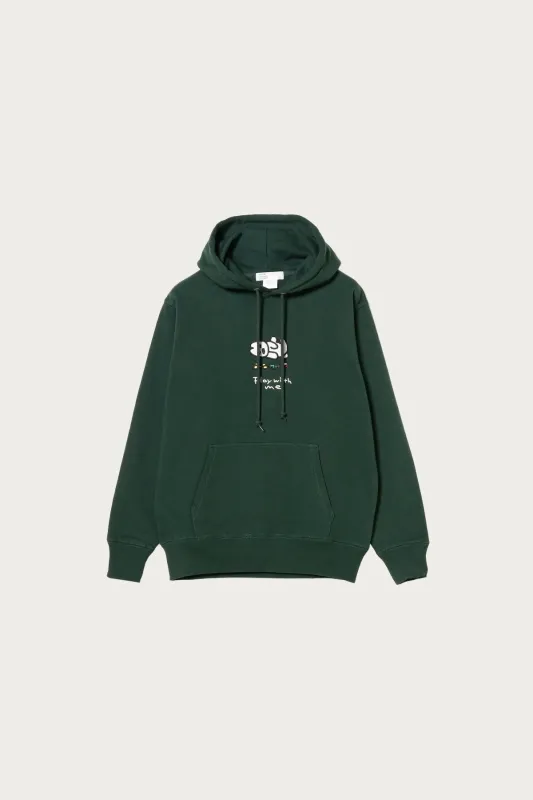 matsui Play With Me Hoodie - Green made by Canoe Club