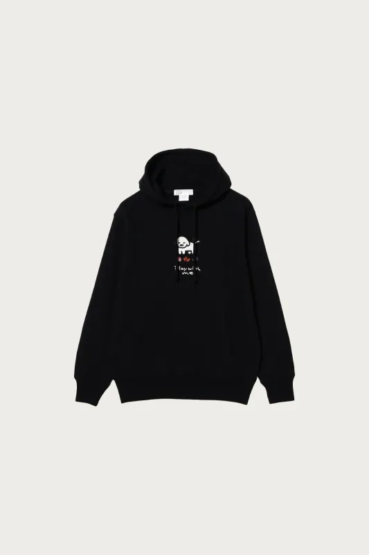 matsui Play With Me Hoodie - Black made by Canoe Club