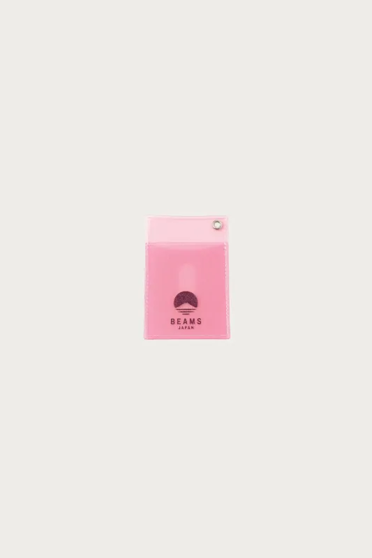 Misty Layer x Beams Japan Logo Card Case - Pink made by Canoe Club