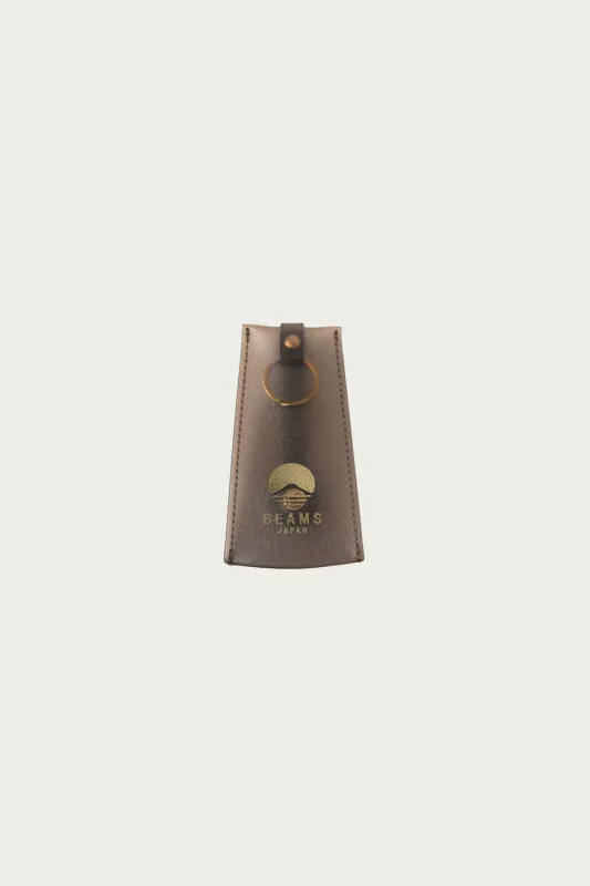Misty Layer x Beams Japan Logo Key Case - Brown sold by Canoe Club