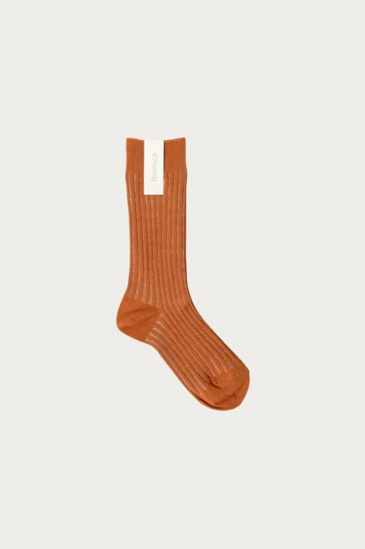 fennica Rib Socks - Renga/Usunezu made by Canoe Club