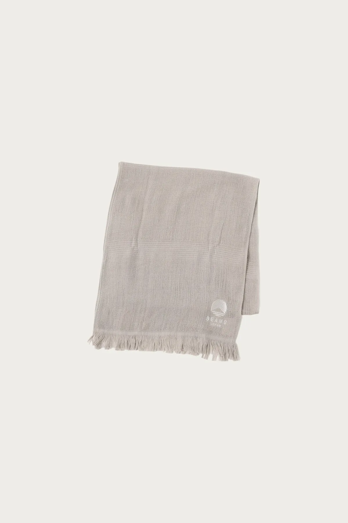 Miyazaki Towel Beams Japan Scarf - Light Grey sold by Canoe Club
