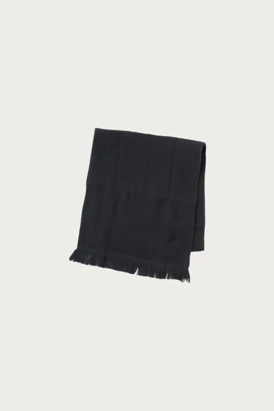 Miyazaki Towel Beams Japan Scarf - Black made by Canoe Club