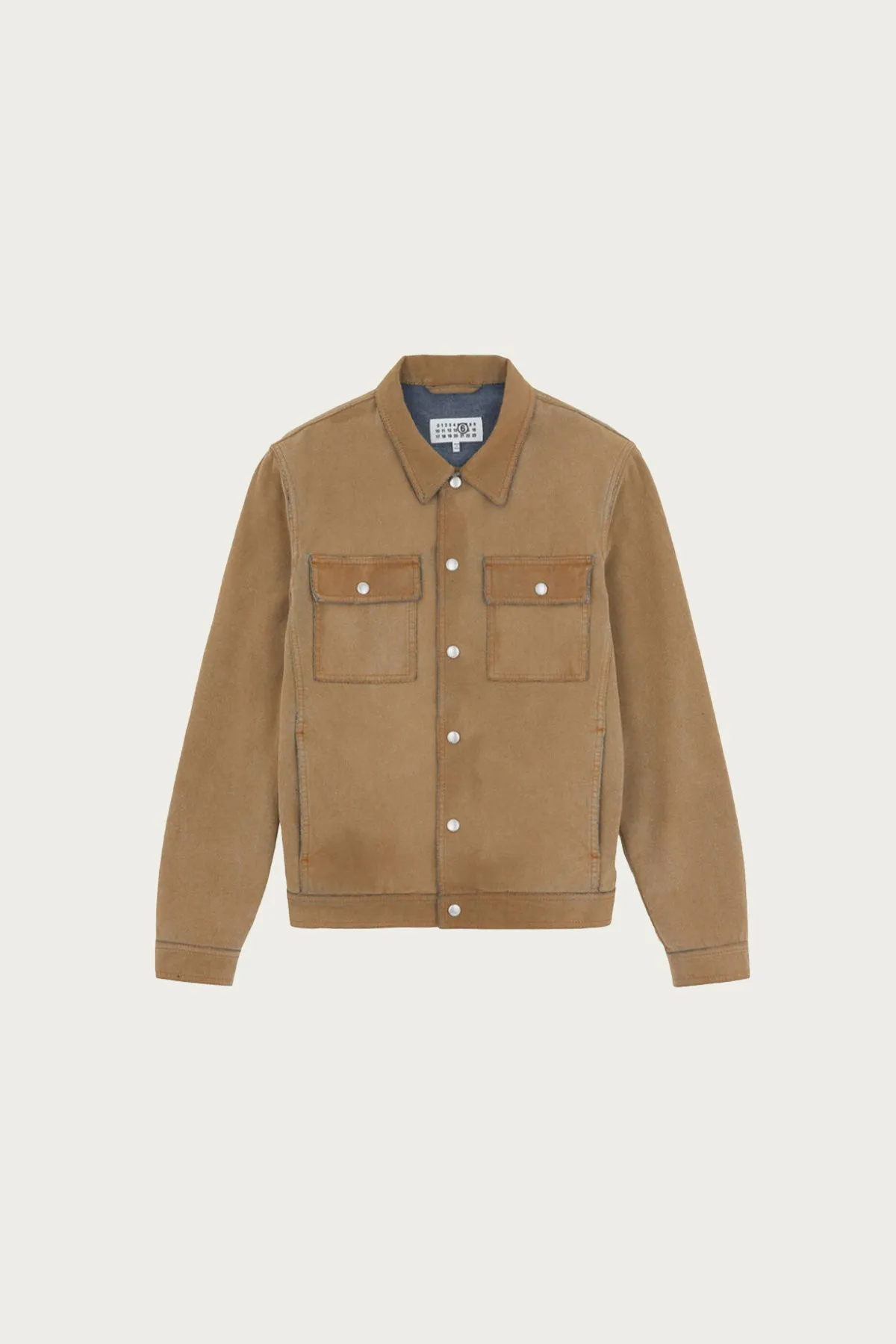 Denim Trucker Jacket - Sand sold by Canoe Club