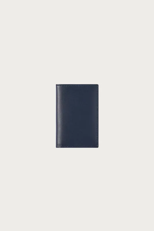 Classic Leather Wallet - Navy sold by Canoe Club
