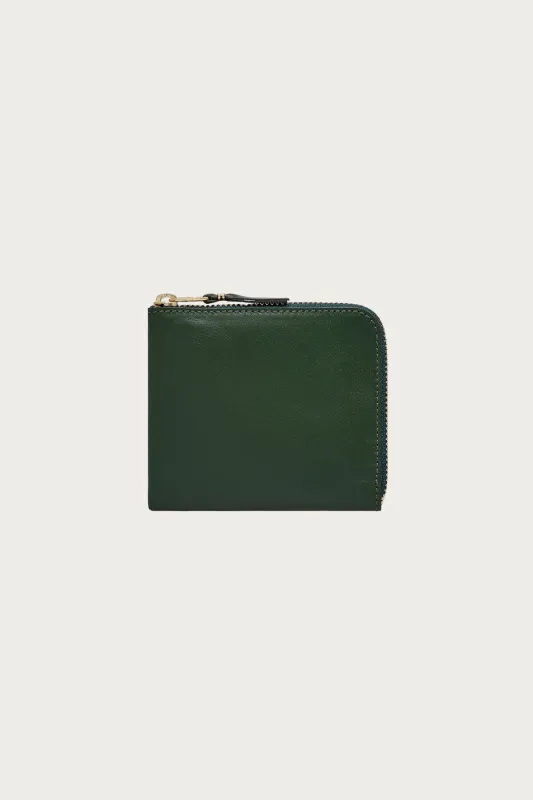 Zip-Around Wallet - Bottle Green made by Comme des Garcons