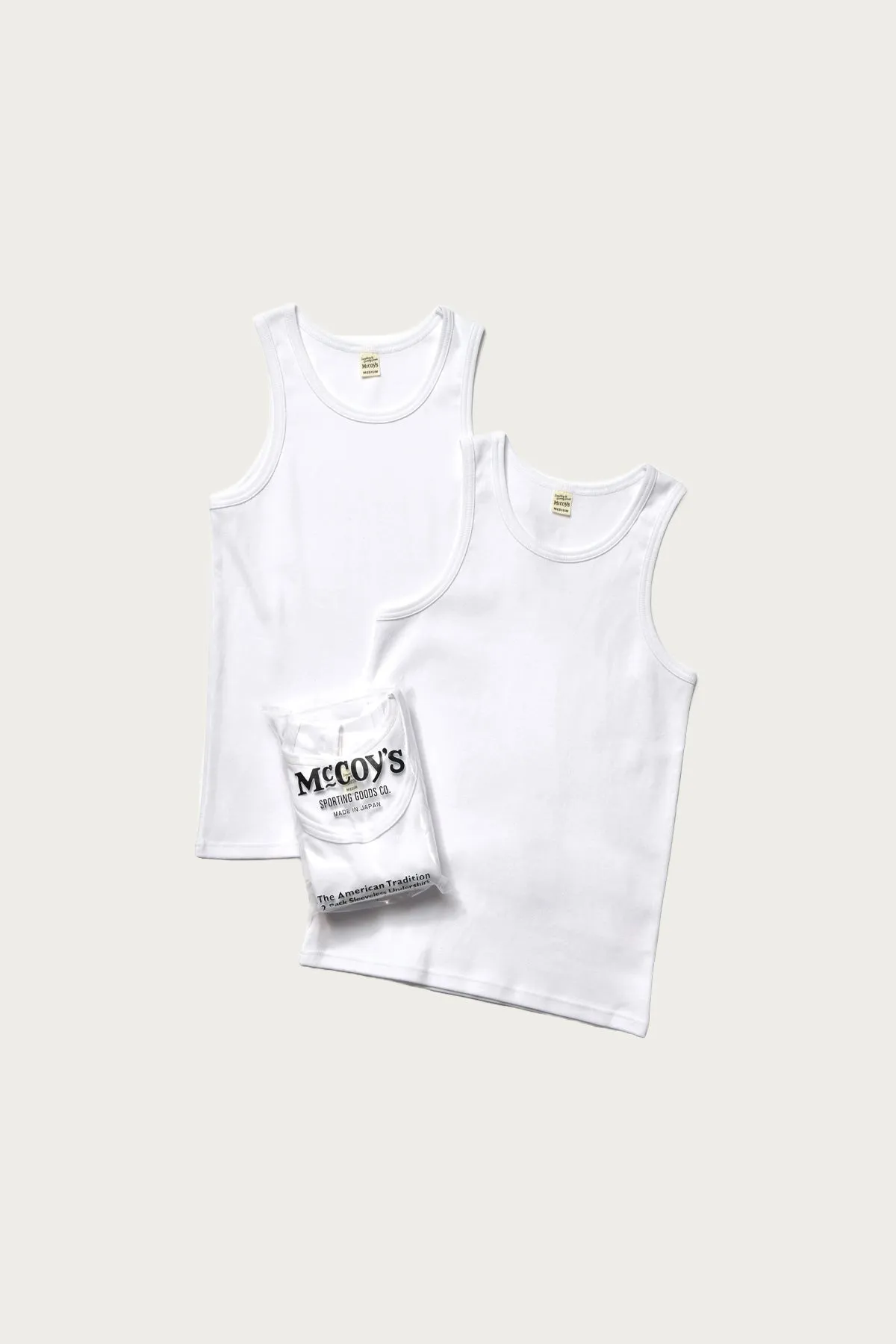 McCoy's 2-Pack Undershirt - White sold by Canoe Club product image thumbnail 2