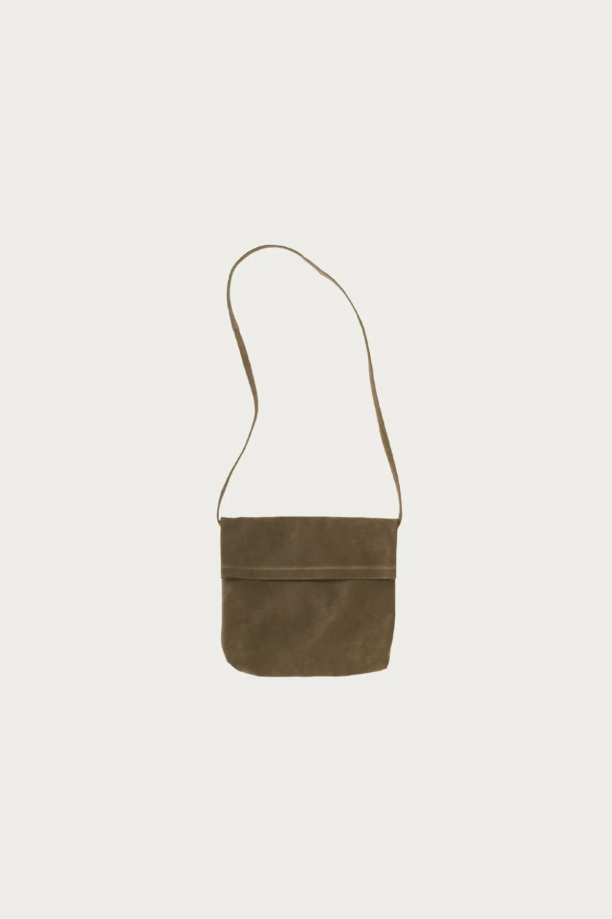Small Pig Flap Shoulder Bag - Khaki sold by Canoe Club