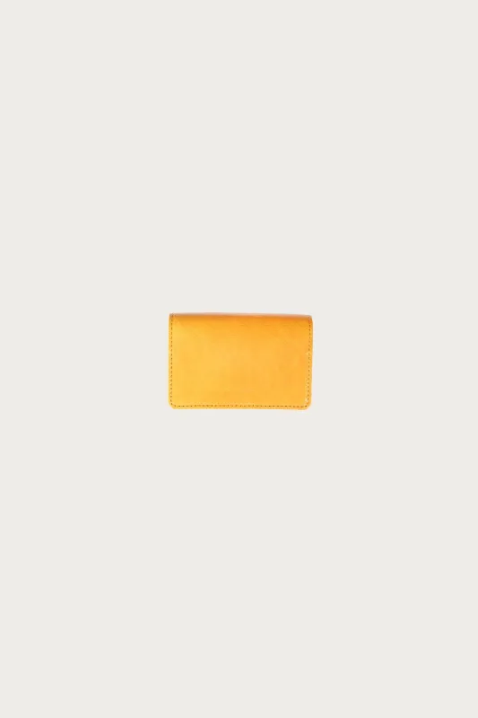 Multilayered Card Case - Yellow made by Hender Scheme