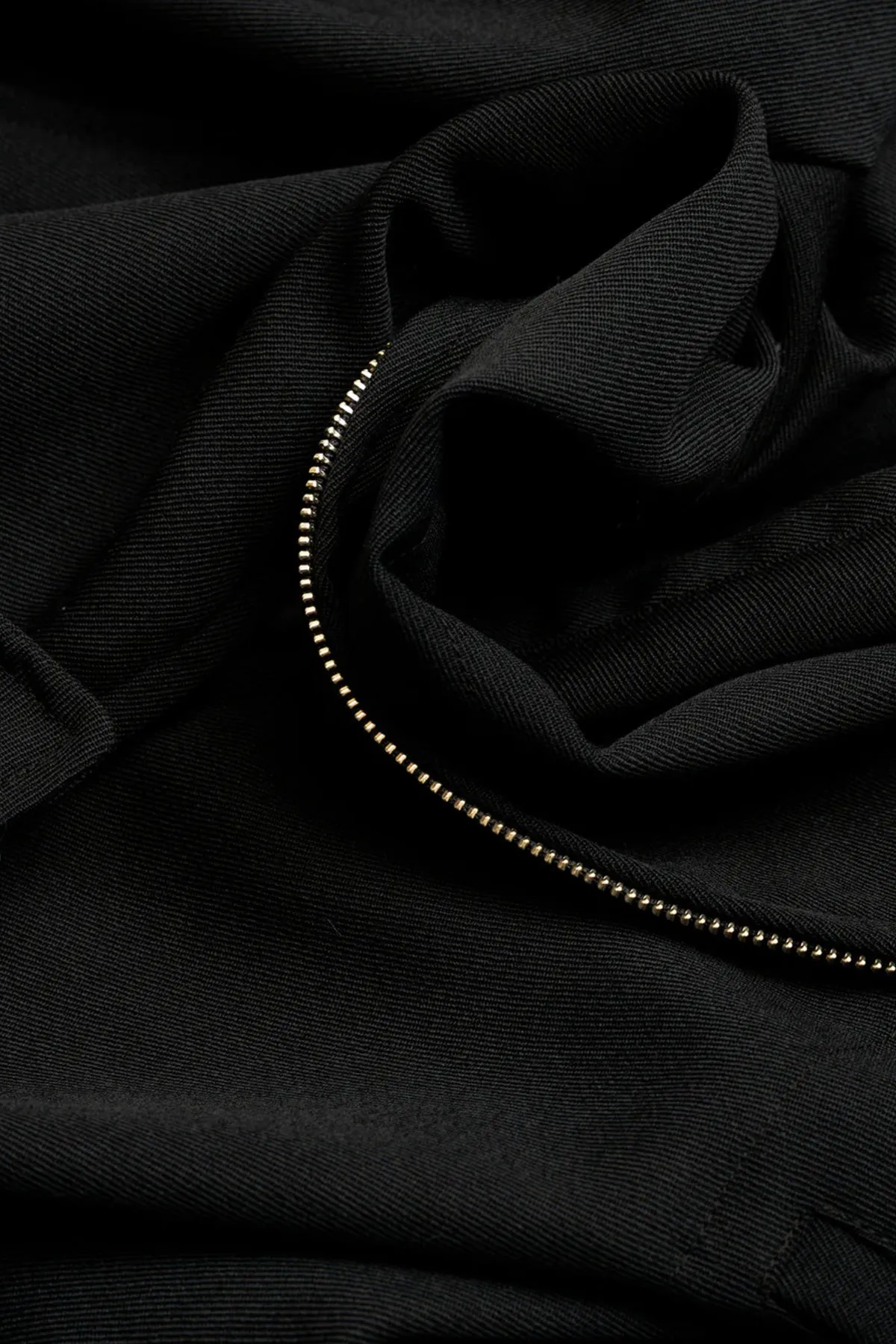 Site Jacket - Black Heavyweight Wool Gabardine sold by Canoe Club product image thumbnail 4