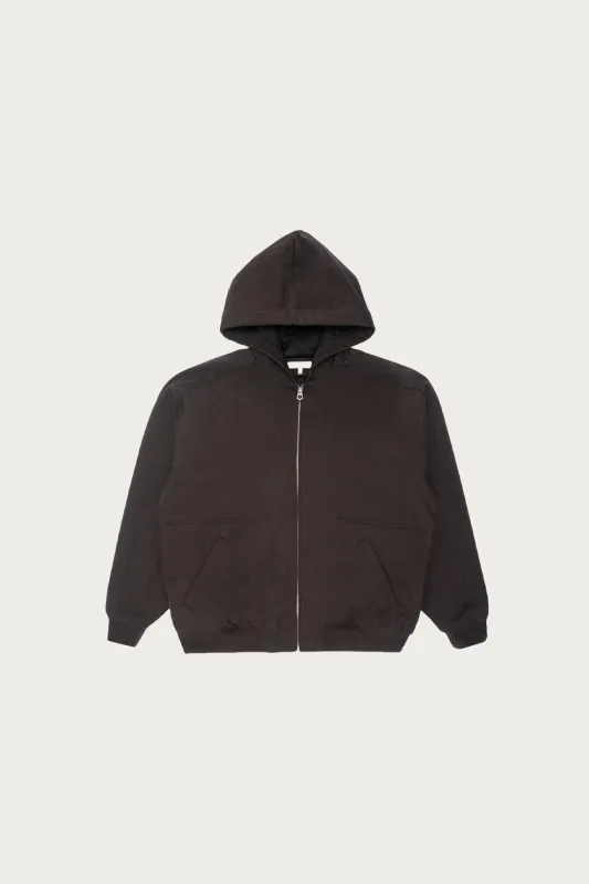 Hooded Barrington Jacket - Black Mushroom made by Lady White Co.