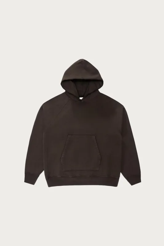 Super Weighted Hoodie - Black Mushroom sold by Canoe Club