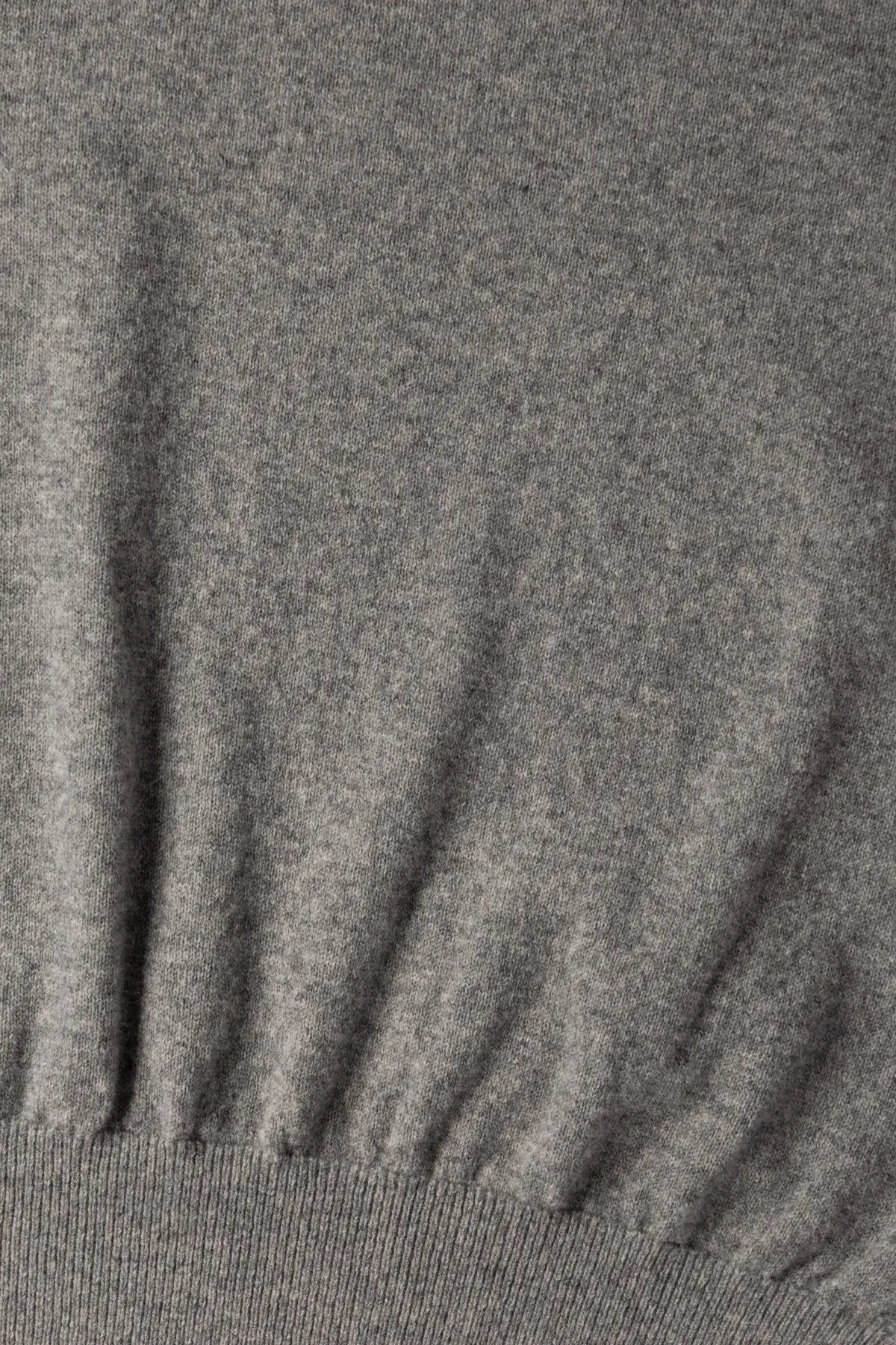 Simple Crew Neck Sweater Crafted in Japan - Light Grey sold by Canoe Club product image thumbnail 3
