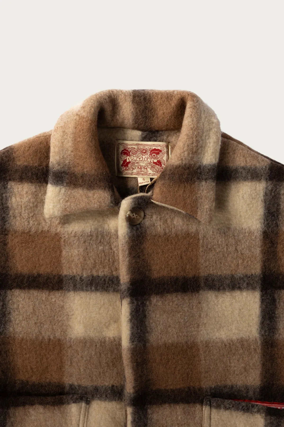 Barn Jacket - Brown Plaid sold by Canoe Club product image thumbnail 2