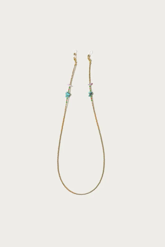 Beads Eyeglass Holder Strap - Gold made by Kapital