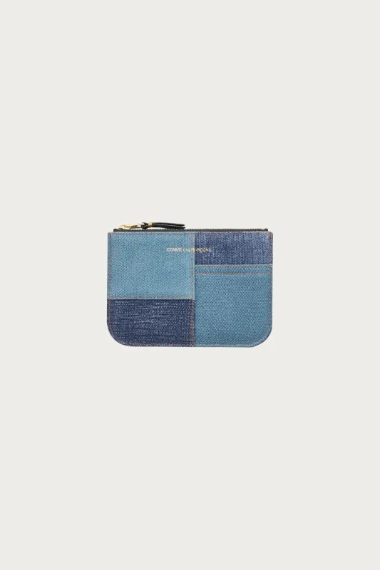 Denim Patchwork Wallet - Blue made by Comme des Garcons