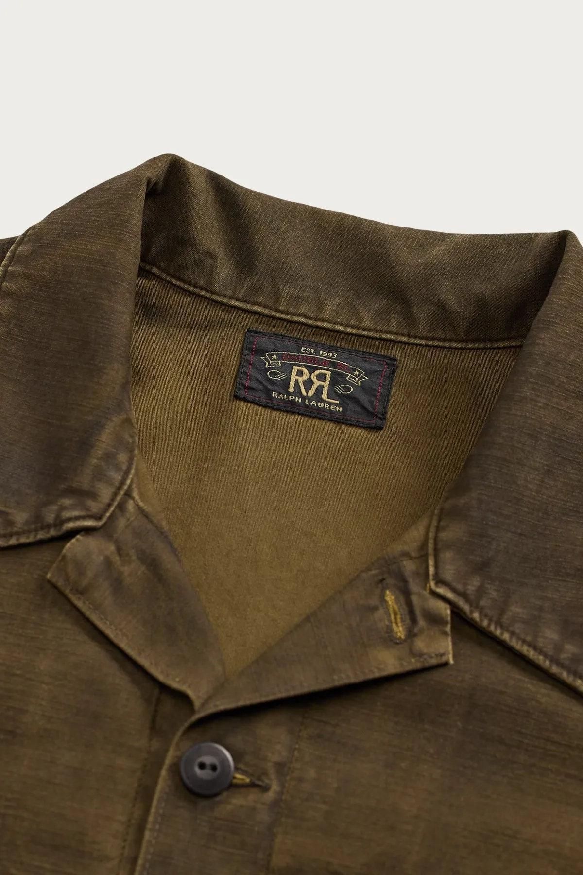 Reverse-Sateen Overshirt - Washed Brown sold by Canoe Club product image thumbnail 3