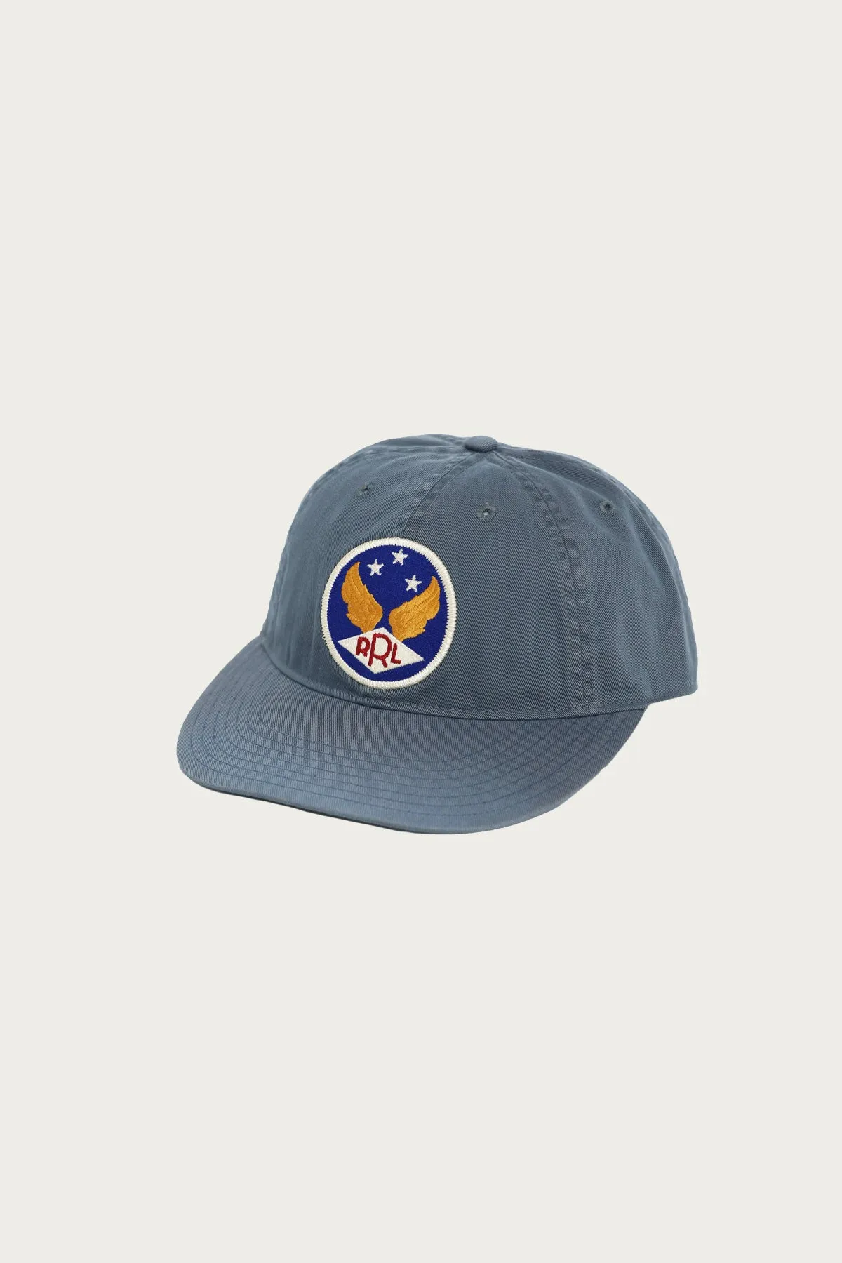 Winged-Logo Twill Ball Cap - Midnight Blue sold by Canoe Club
